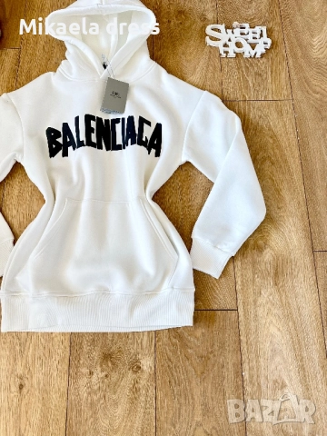 Balenciaga!Страхотно топло ежедневно худи Balenciaga.С М Л размер, снимка 2 - Суичъри - 52150538
