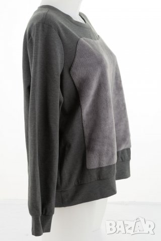 Дамска тъмносива блуза в марка Muso - XL, снимка 3 - Блузи с дълъг ръкав и пуловери - 32488354