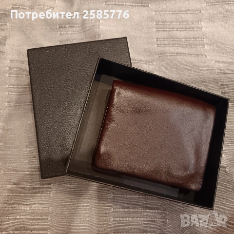 Мъжки кожен портфейл , снимка 3 - Други - 53273809