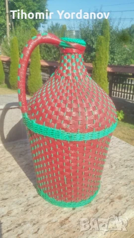 Плетена дамаджана., снимка 18 - Антикварни и старинни предмети - 51320074
