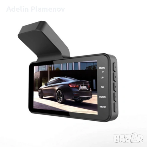 Видеорегистратор DUAL LENS FULL HD1080 с 3 лещи и нощно виждане, снимка 6 - Други - 53484073