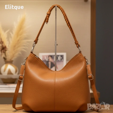 Елегантна дамска чанта от еко кожа – стил и практичност за всеки ден, снимка 8 - Чанти - 53269691