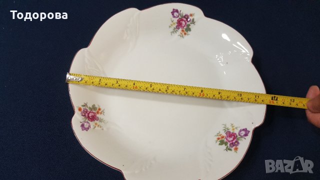 Порцеланово голямо плато, снимка 4 - Антикварни и старинни предмети - 32869815