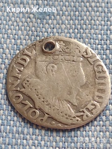 Сребърна монета 3 гроша 1596г. Сигизмунд трети ПОЛША 28451, снимка 3 - Нумизматика и бонистика - 42930549