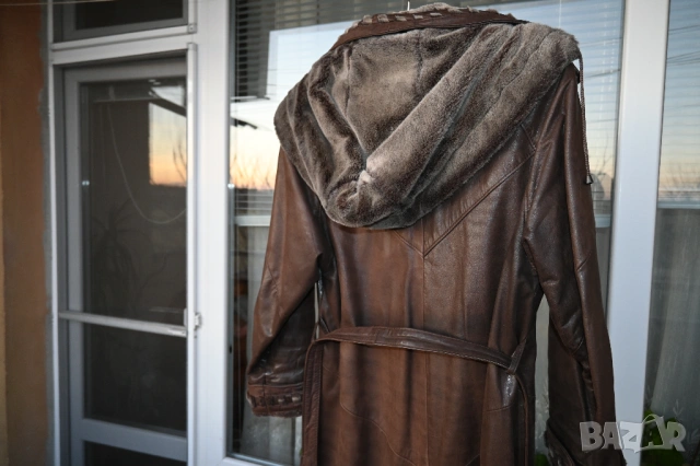 като ново дълго дебело палто естествена кожа , снимка 3 - Палта, манта - 53015809