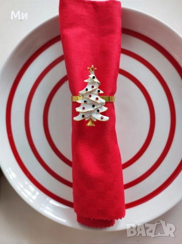 Пръстен за салфетки,украса,коледни,коледен, снимка 10 - Аксесоари за кухня - 38647021