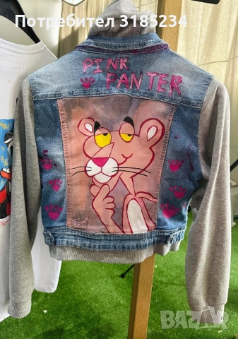 Ръчно рисувано яке, снимка 7 - Якета - 52116217