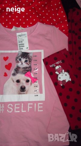 Нова блузка H&M и клин Hello kitty (9-10 г), снимка 1 - Детски Блузи и туники - 26746035