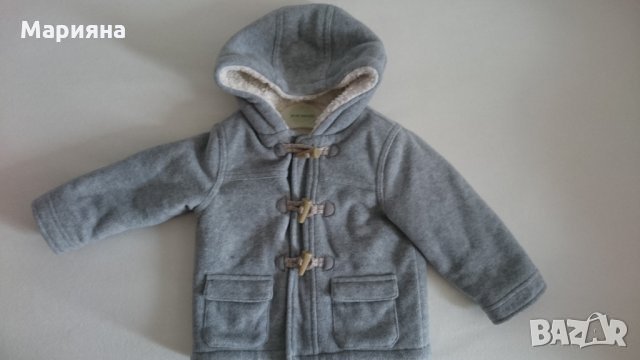 пухено палтенце, снимка 1 - Бебешки якета и елеци - 27621919