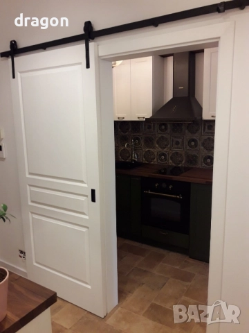 Механизъм за плъзгаща врата, пълен комплект/ slide barn door kit, снимка 12 - Интериорни врати - 52501151