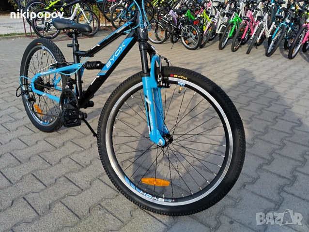 BYOX Велосипед 24" ADVENTURA син, снимка 5 - Велосипеди - 53561191