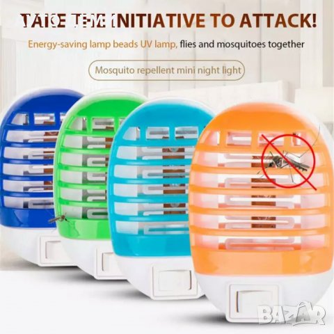 2в1 ЛЕД лампа LED lamp с функция за убиване на насекоми комари мухи за дом офис магазин хотел , снимка 9 - Лед осветление - 33166476