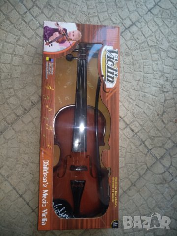 Цигулка с лък или  батерии,около 42см