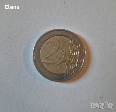 Монета 2 евро Франция 1999 употребявана, Liberté Egalité Fraternité , снимка 2 - Други - 53582034