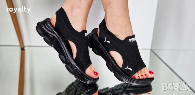 Puma черни дамски сандали , снимка 3 - Сандали - 50394282