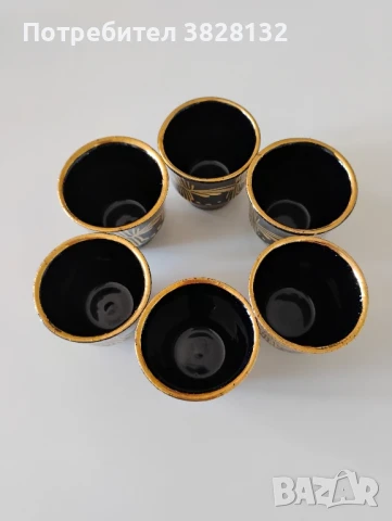 ретро ракиени чашки, снимка 5 - Други ценни предмети - 51063075