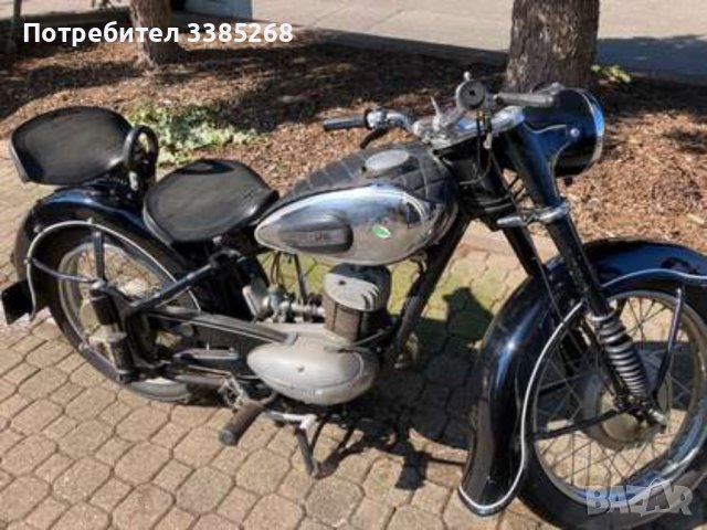 Купувам стари ретро мотор мотоциклет дкв dkw 100 125 175 200 250 350 500също и части за тях, снимка 2 - Мотоциклети и мототехника - 37616119