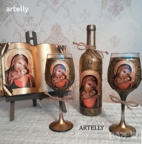 Подарък за кръстници, снимка 3 - Декорация за дома - 43900118