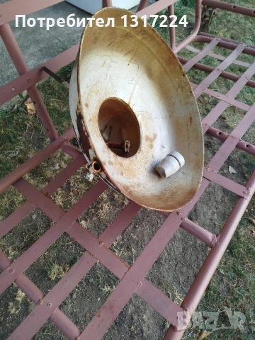 стара промишлена лампа, снимка 6 - Антикварни и старинни предмети - 51783722