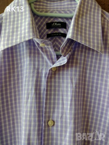 Мъжка ризa S'Oliver, снимка 5 - Ризи - 35210333