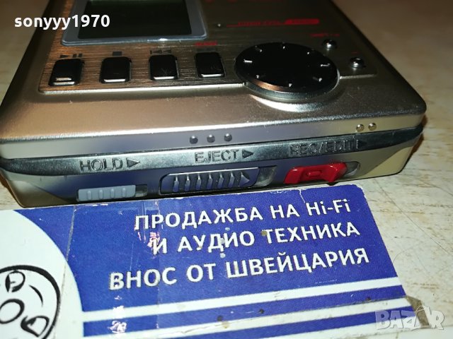 ПОРЪЧАН-aiwa am-f80 minidisc recorder-mettal germany 1807211909, снимка 10 - MP3 и MP4 плеъри - 33557205