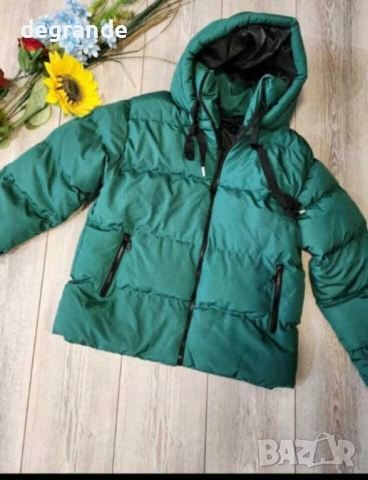 Къси спортни дамски якета цена 40лв Кафяво Зелено Бежаво , снимка 2 - Якета - 51751732