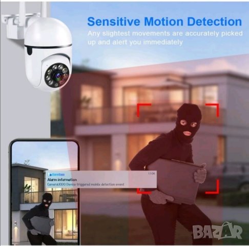 Външна 5MP Ultra HD водоустойчива камера за видеонаблюдение , снимка 7 - IP камери - 43951999