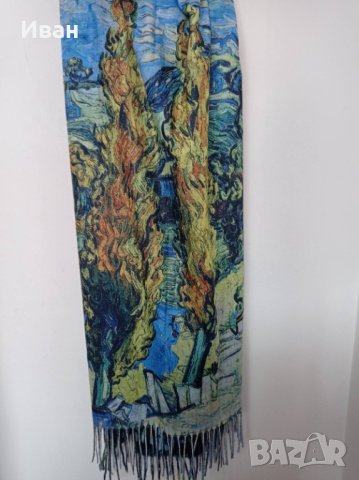 Двулицеви дамски шалове - различни разцветки, снимка 10 - Шалове - 43450206