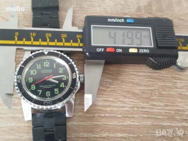 ЧАСОВНИК DIVER 70-те Години Оригинален Винтиж Работи Точно Перфектен , снимка 8 - Мъжки - 52389645