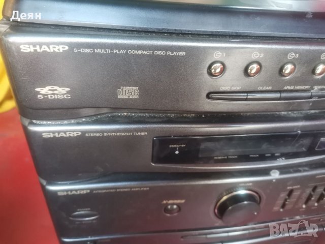 Ретро уредба Sharp cms r400 cdh, забележка , снимка 2 - Аудиосистеми - 39515214