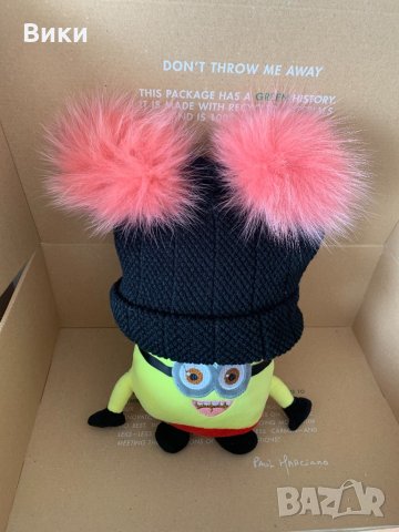 Шапка шапки с естествен пух естествен косъм, снимка 8 - Шапки - 32677070