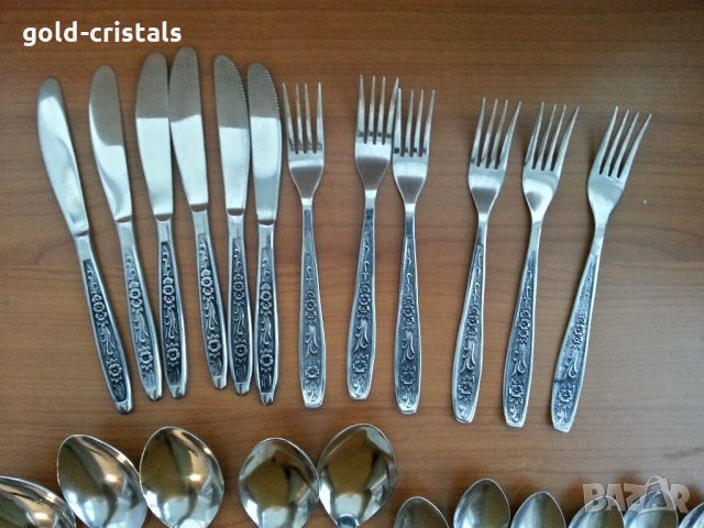 Стари руски прибори за хранене , снимка 3 - Антикварни и старинни предмети - 32738309