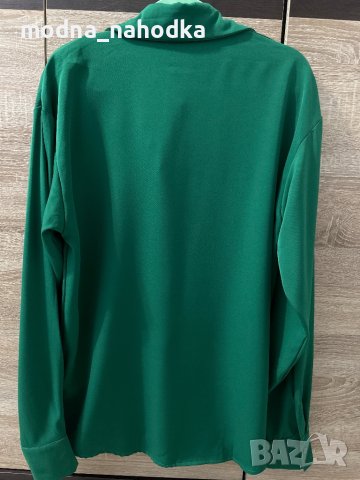 Зелена дамска риза MISSPAP, снимка 6 - Ризи - 43367735