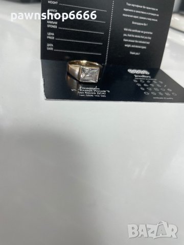 Златен пръстен 14К, снимка 3 - Пръстени - 43583634