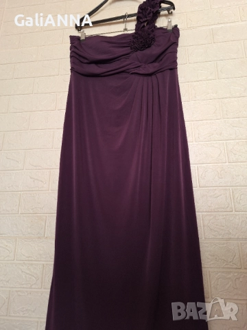 ДЪЛГА ЕЛЕГАНТНА РОКЛЯ В ЛИЛАВО L-XL