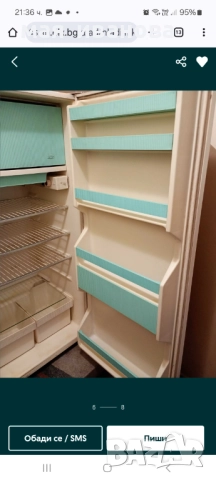Използван хладилник с горна камера, снимка 6 - Хладилници - 51711643