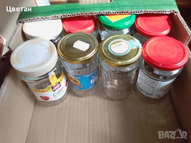 стъклени буркани с винтова капачка, снимка 6 - Буркани, бутилки и капачки - 50398480