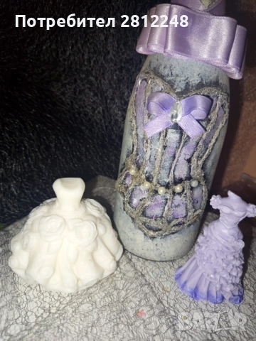 Сапунена сватбена рокля подарък за шаферките и кумата