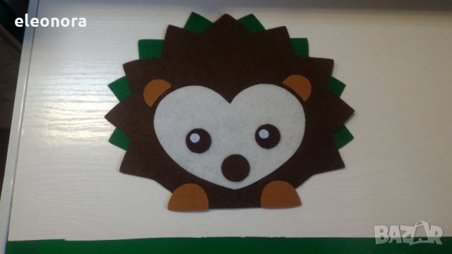 Ръчно изработени животни от филц-20 см., снимка 5 - Други - 26658561