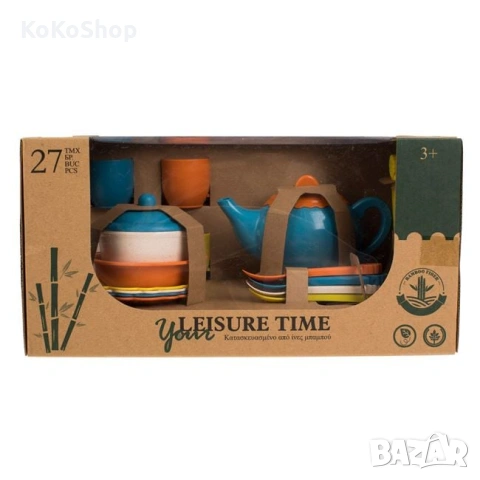 Детски сервиз за чай и десерти-27 части/детски сервиз за хранене, снимка 3 - Образователни игри - 53055385