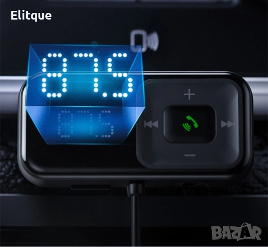 USB Зарядно устройство и трансмитер за кола с цифров дисплей, снимка 9 - Друга електроника - 52819822