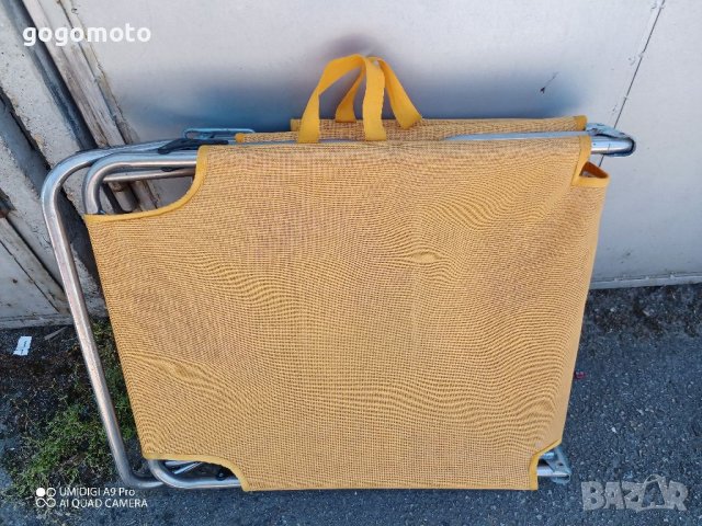 Шезлонг количка, на колела, алуминиев за плаж, къмпинг, сгъваем стол плажен на колела, снимка 14 - Къмпинг мебели - 37133346