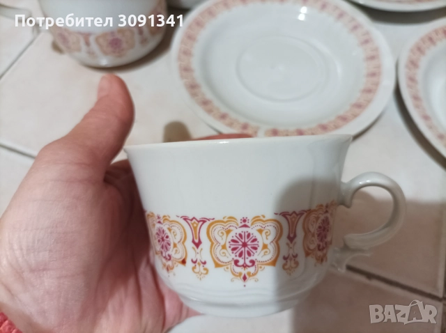 Чисто нов сервиз за чай и кафе производство на Диамант Разград., снимка 3 - Сервизи - 52595342