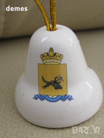 Порцеланова камбанка-5 см-сувенир от Улан Уде-Русия, снимка 7 - Други ценни предмети - 32321236
