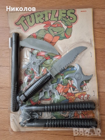 Костенурките нинджа комплект от 1991г. НОВ