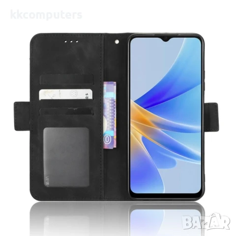 OPPO A17 Magnetic Wallet Калъф и Протектор, снимка 8 - Калъфи, кейсове - 50784087