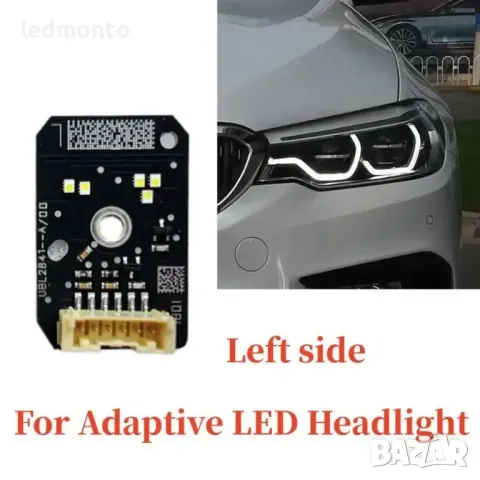 Модул LED DLR за Дневни Светлини BMW 5 G30, F90 Ангелски очи 63117214940, снимка 6 - Части - 47426435