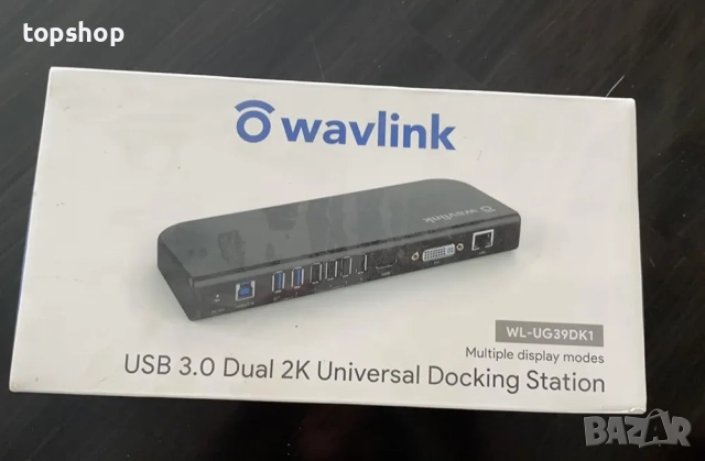 Чисто нова универсална докинг станция Wavlink USB 3.0 за два монитора, HDMI и DVI/VGA с Gigabit ..., снимка 8 - Кабели и адаптери - 51764442