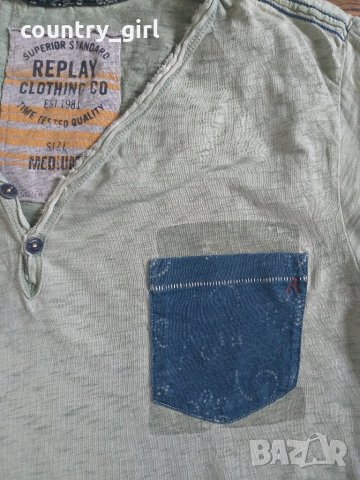 Replay Herren - страхотна мъжка тениска, снимка 4 - Тениски - 28643797