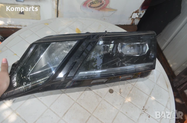 ОРИГИНАЛЕН ПРЕДЕН ЛЯВ ФАР ЗА ШКОДА ОКТАВИЯ III ФЕЙСЛИФТ  2017-2020,SKODA OCTAVIA III 
